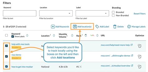 moz local tool.